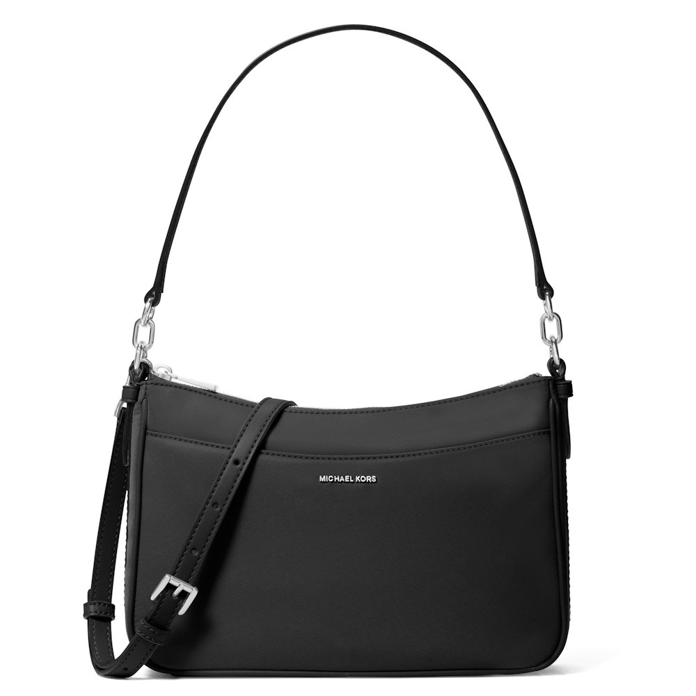 Picture of Michael Kors Jet Set Medium Top-Zip Pochette Crossbody - Black
