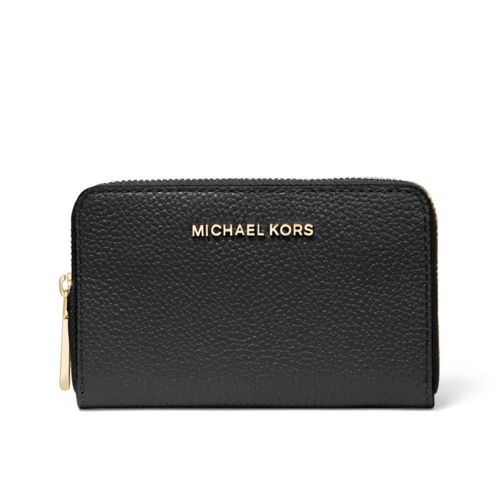 Picture of Michael Kors Jet Set Small Zip Around Card Case - Black