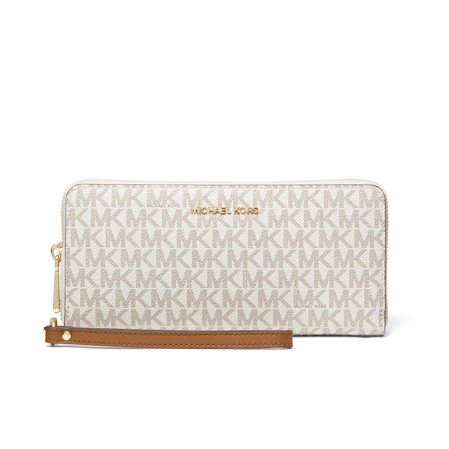 Picture of Michael Kors Jet Set Travel Signature Continental - Vanilla
