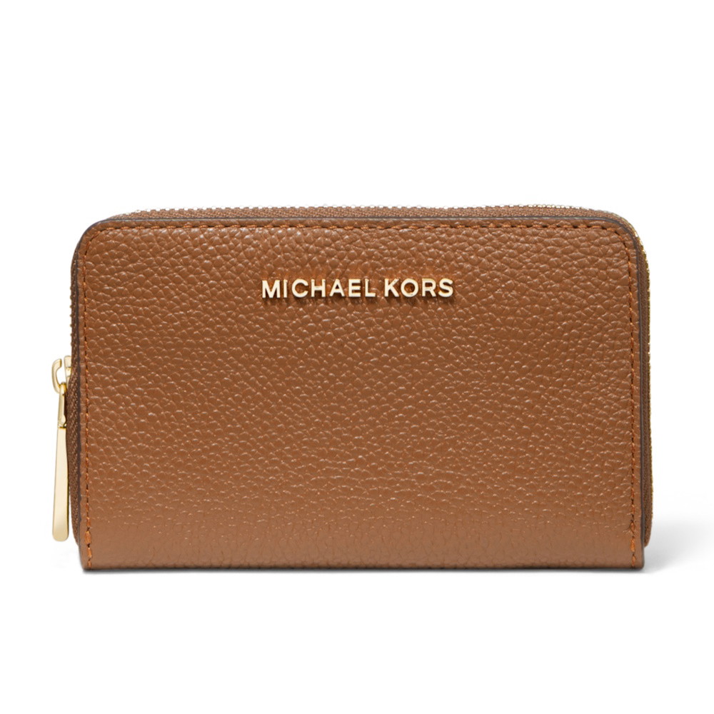 Picture of Michael Kors Small Pebbled Leather Wallet - Luggage