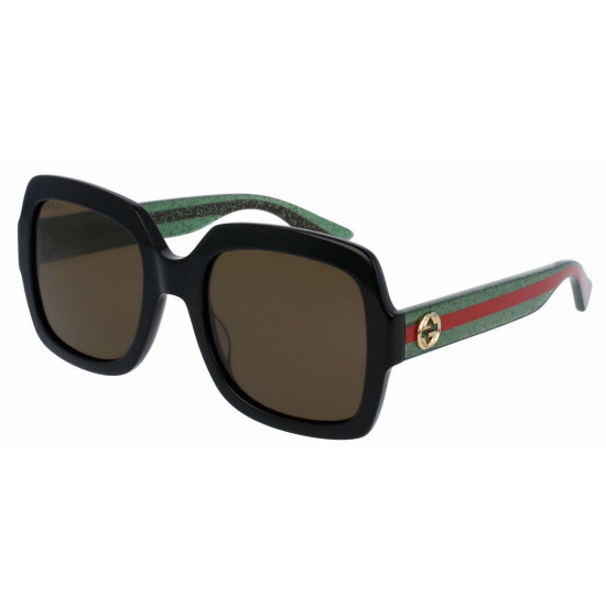 Picture of Gucci Urban Pop Oversized Square Sunglasses - Green/Red