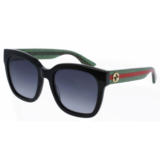 Picture of Gucci Wayfarer Sunglasses - Green & Red with Grey Lens