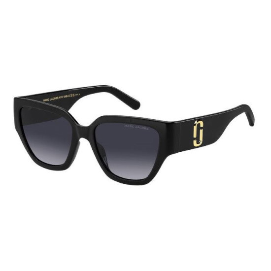 Picture of Marc Jacobs Acetate Black Sunglasses with Grey Shaded Lens