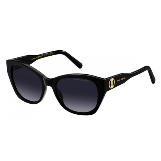 Picture of Marc Jacobs Cat Eye Black Sunglasses with  Grey Shaded Lens