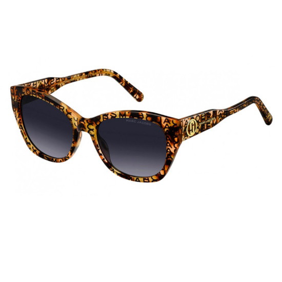 Picture of Marc Jacobs Cat Eye Havana Sunglasses with Grey Shaded Lens