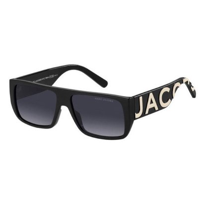Picture of Marc Jacobs Logo Sunglass - Black/White with Grey Shaded Lens