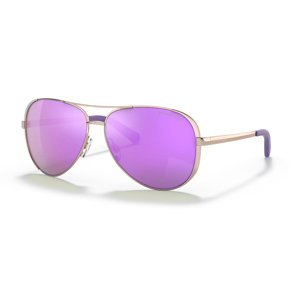 Picture of Michael Kors Chelsea Aviators - Rose Gold/Purple Gradient