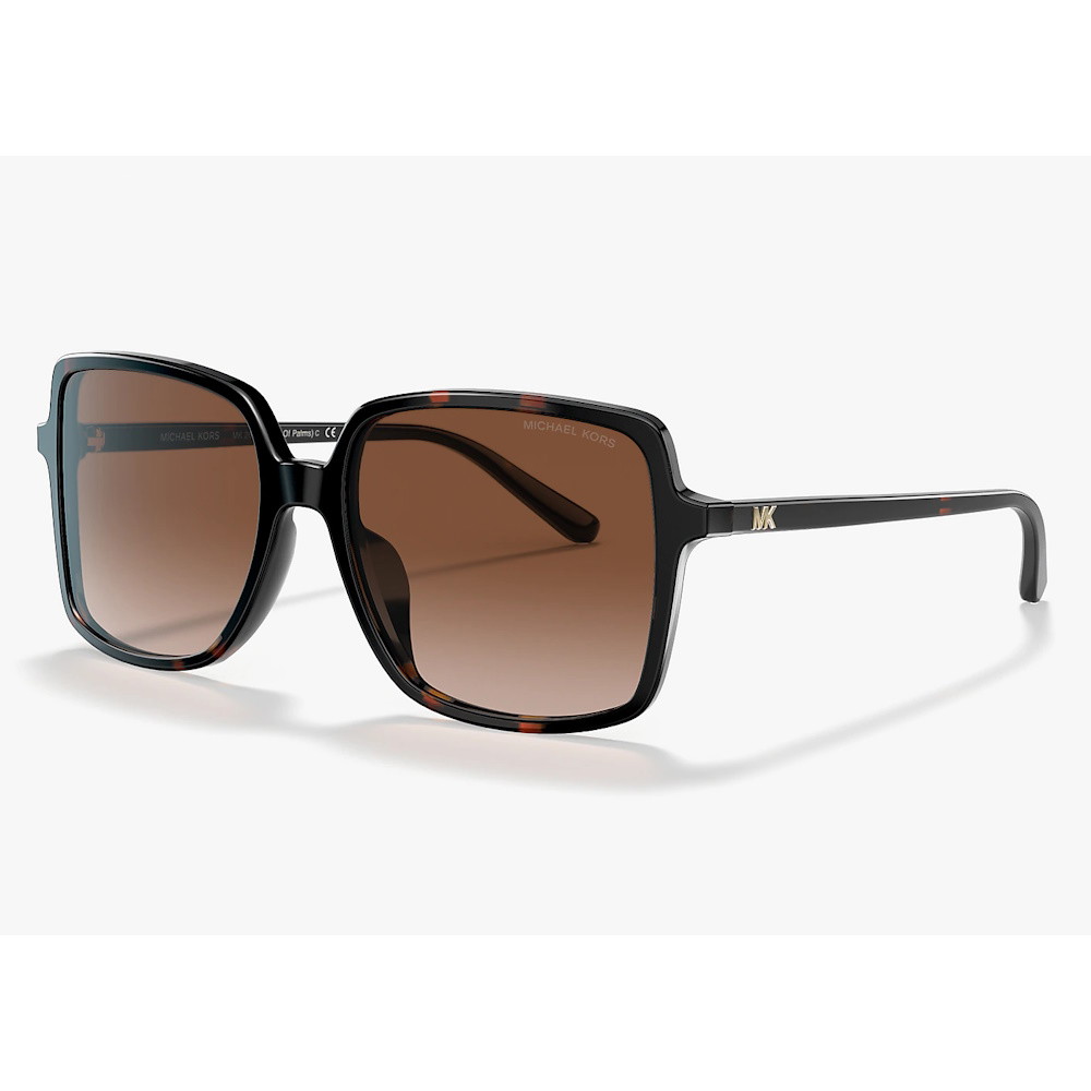Picture of Michael Kors Isle of Palms Sunglass- Dark Tort/Smoke Gradient