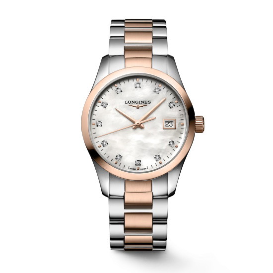 Picture of Longines Conquest Classic Two-Tone Watch with Diamond Dial
