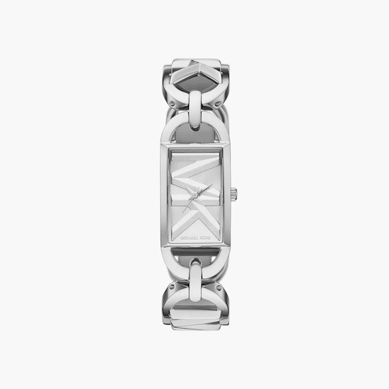 Picture of Michael Kors Empire 3-Hand Steel Watch with Silver Dial