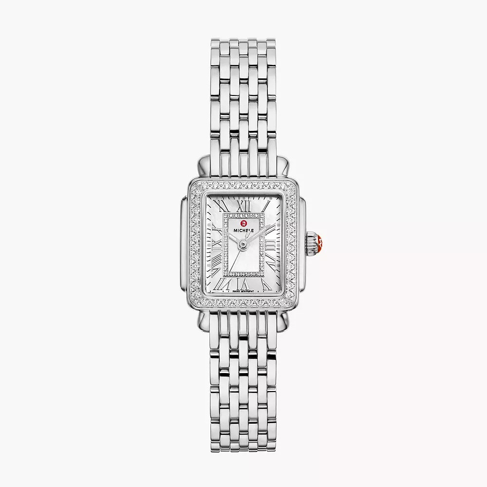 Picture of Michele Deco Madison Mini Diamond Stainless Steel Watch