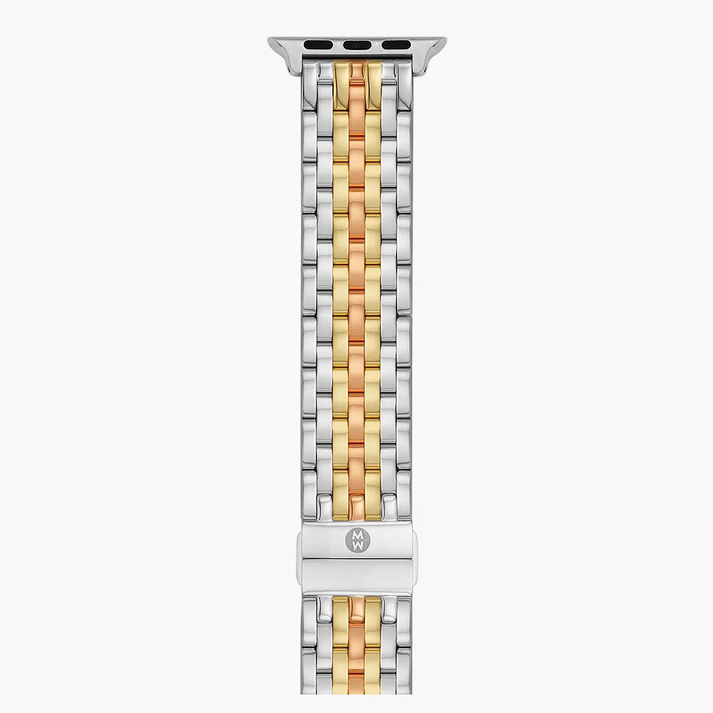 Picture of Michele Tri-Tone 18K Gold-Plated Bracelet Band for Apple Watch