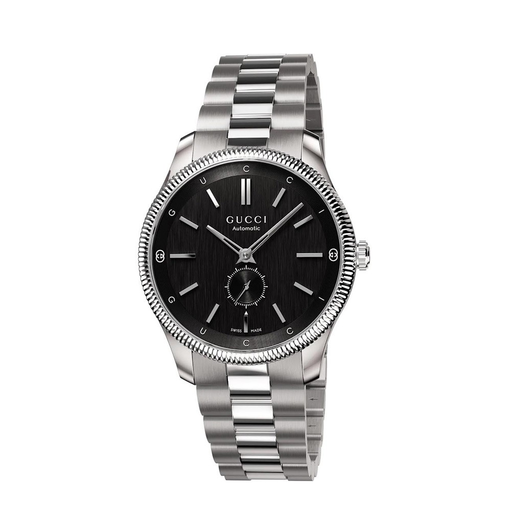 Picture of Gucci G-Timeless 40mm Stainless Steel Watch with Black Dial