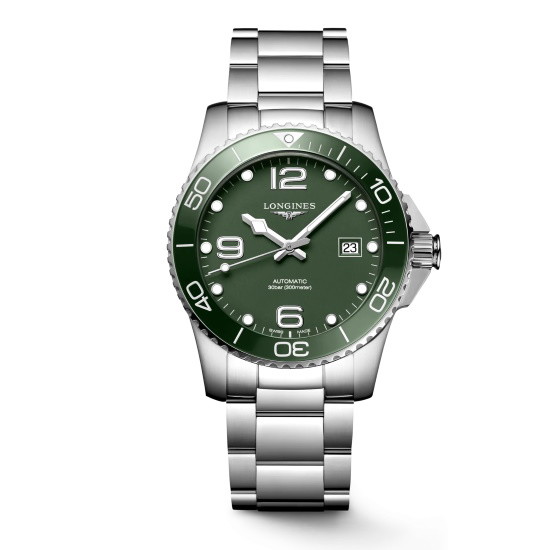 Picture of Longines Hydroconquest Stainless Steel Watch with Green Dial