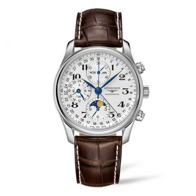 Picture of Longines Master Men's Watch with Brown Alligator Strap