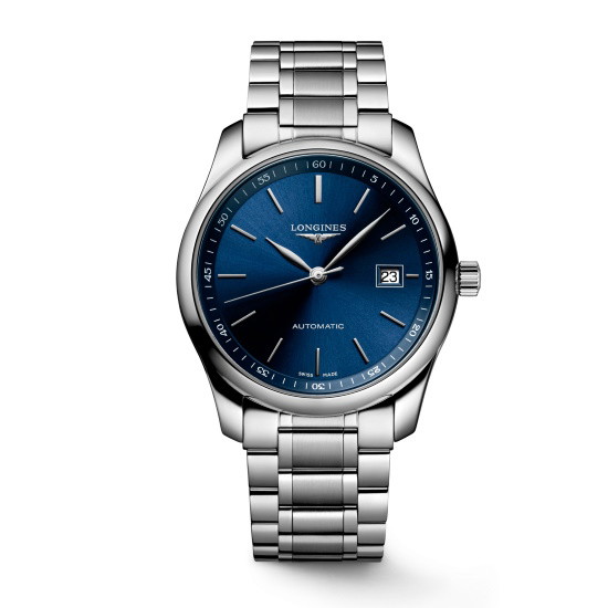 Picture of Longines Master Stainless Steel Watch with Blue Dial
