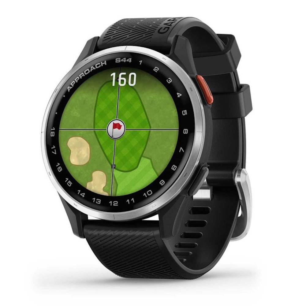 Picture of Garmin Approach S44 Golf GPS Smartwatch w/ Black Silcone Band