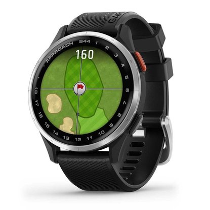 Picture of Garmin Approach S44 Golf GPS Smartwatch w/ Black Silcone Band