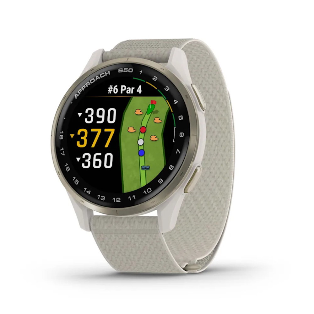 Picture of Garmin Approach S50 Golf GPS Watch - Cream Gold/Ivory