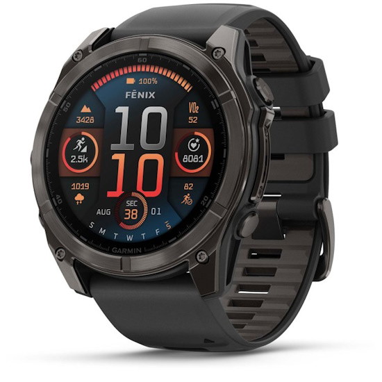 Picture of Garmin fenix 8 AMOLED - Sapphire,  Carbon Gray DLC Titanium