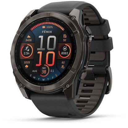 Picture of Garmin fenix 8 AMOLED - Sapphire,  Carbon Gray DLC Titanium