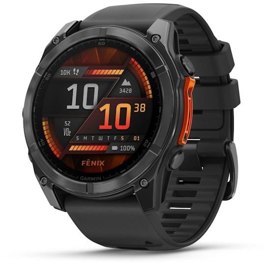 Picture of Garmin fenix 8 AMOLED - Slate Gray with Black Silicone Band