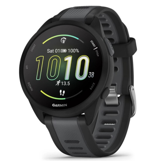 Picture of Garmin Forerunner 165 Running Watch - Black/Slate Gray
