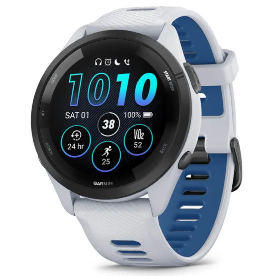 Picture of Garmin Forerunner 265 Running Watch - Whitestone/Tidal Blue