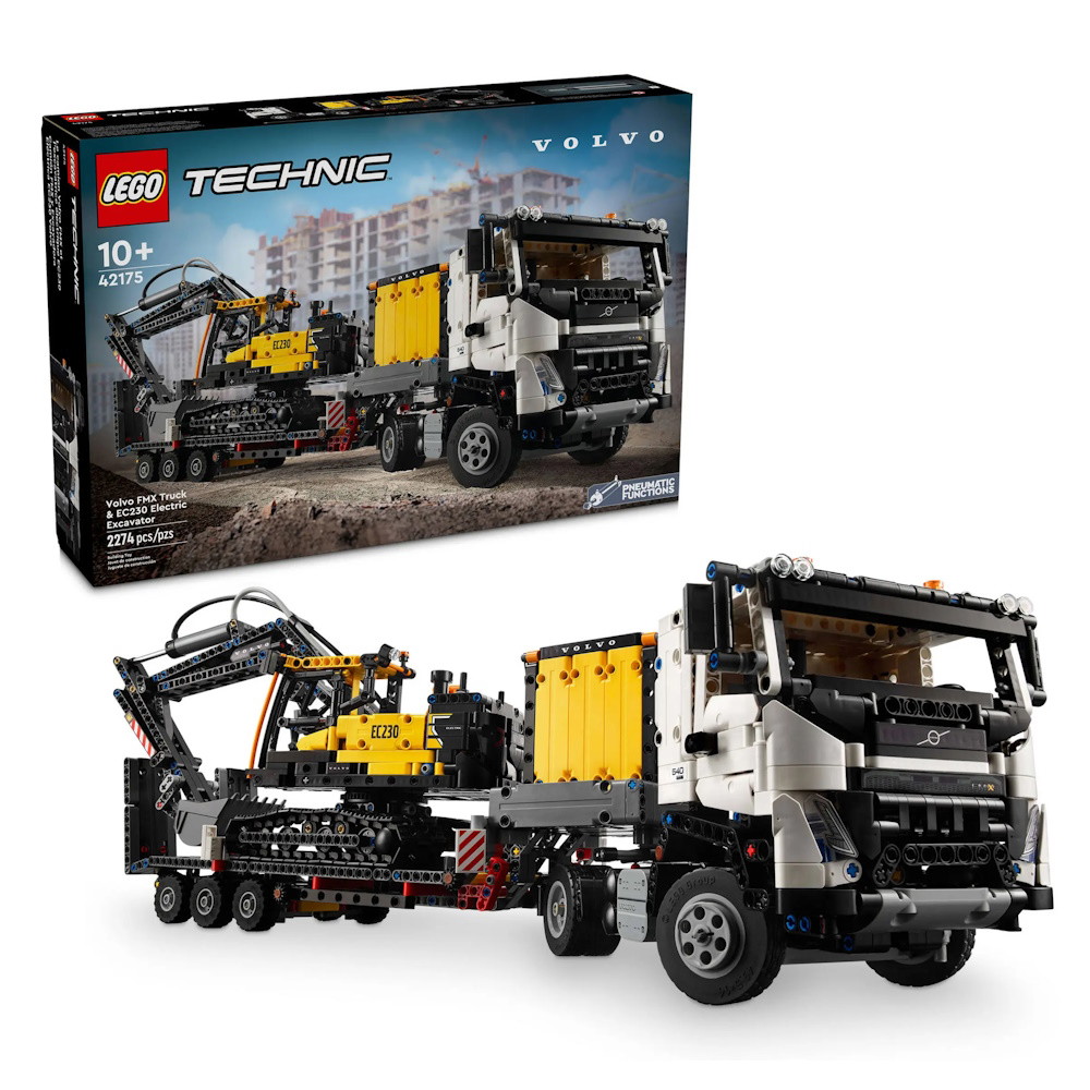 Picture of LEGO Technic Volvo FMX Truck & EC230 Electric Excavator