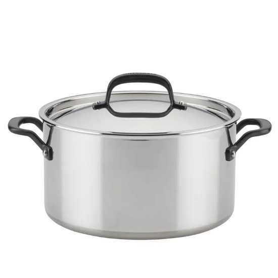 Picture of KitchenAid 5-Ply 8-Qt. Stainless Steel Covered Stockpot