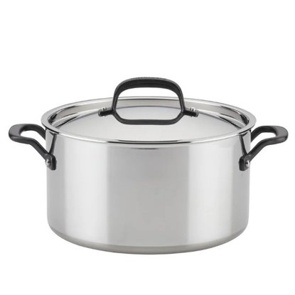Picture of KitchenAid 5-Ply 8-Qt. Stainless Steel Covered Stockpot