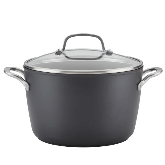 Picture of KitchenAid Hard Anodized Induction 8-Qt. Covered Stockpot
