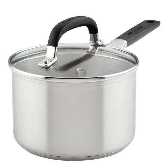 Picture of KitchenAid Stainless Steel 2-Qt. Covered Saucepan