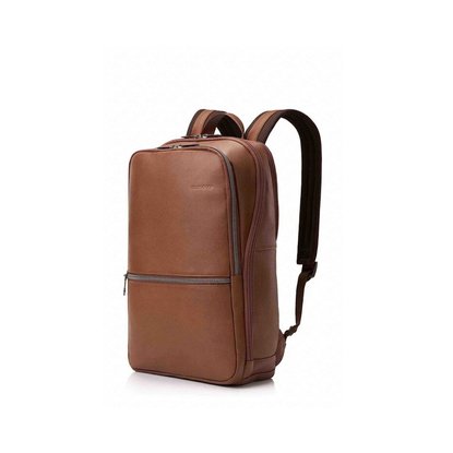 Picture of Samsonite Classic Leather Slim Backpack - Cognac