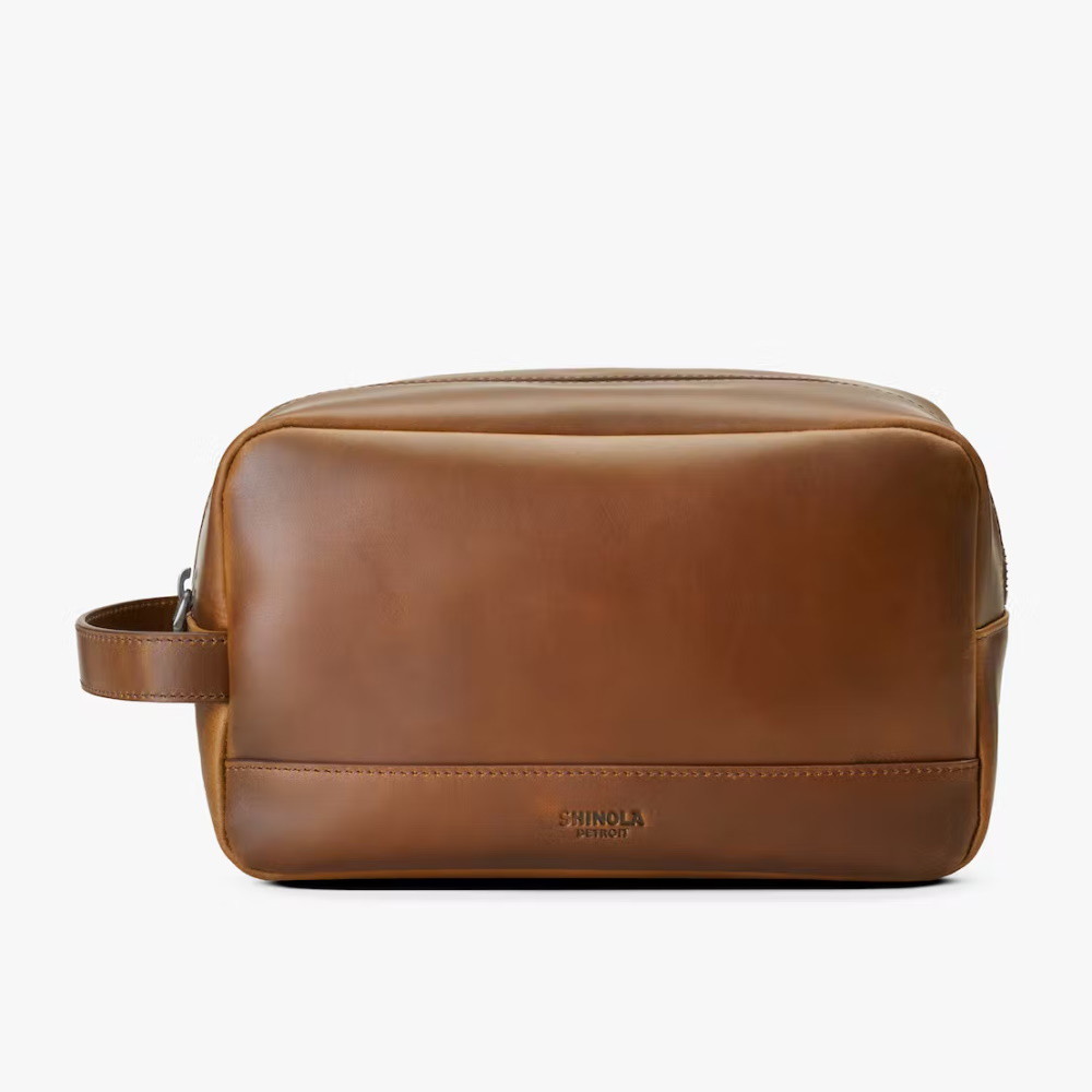 Picture of Shinola Zip Travel Kit Navigator - Brown