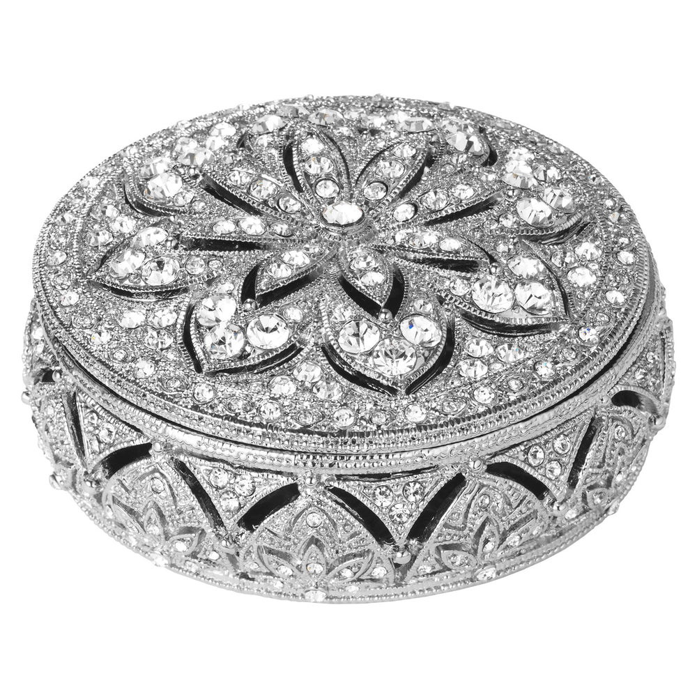 Picture of Olivia Riegel Windsor Round Box - Silver