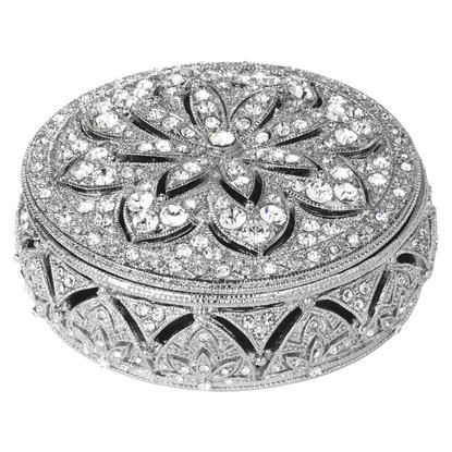 Picture of Olivia Riegel Windsor Round Box - Silver