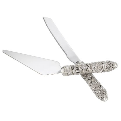 Picture of Olivia Riegel Windsor Dessert Serving Set - Silver