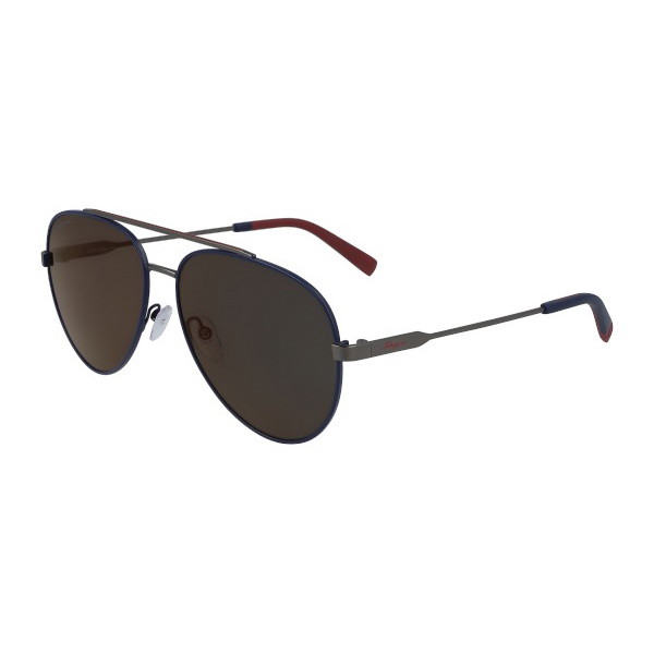 Picture of Ferragamo Aviator Sunglasses - Blue/Dark Ruthenium