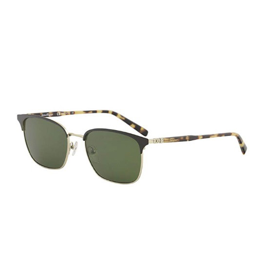 Picture of Ferragamo Sunglasses - Black/Shiny Gold