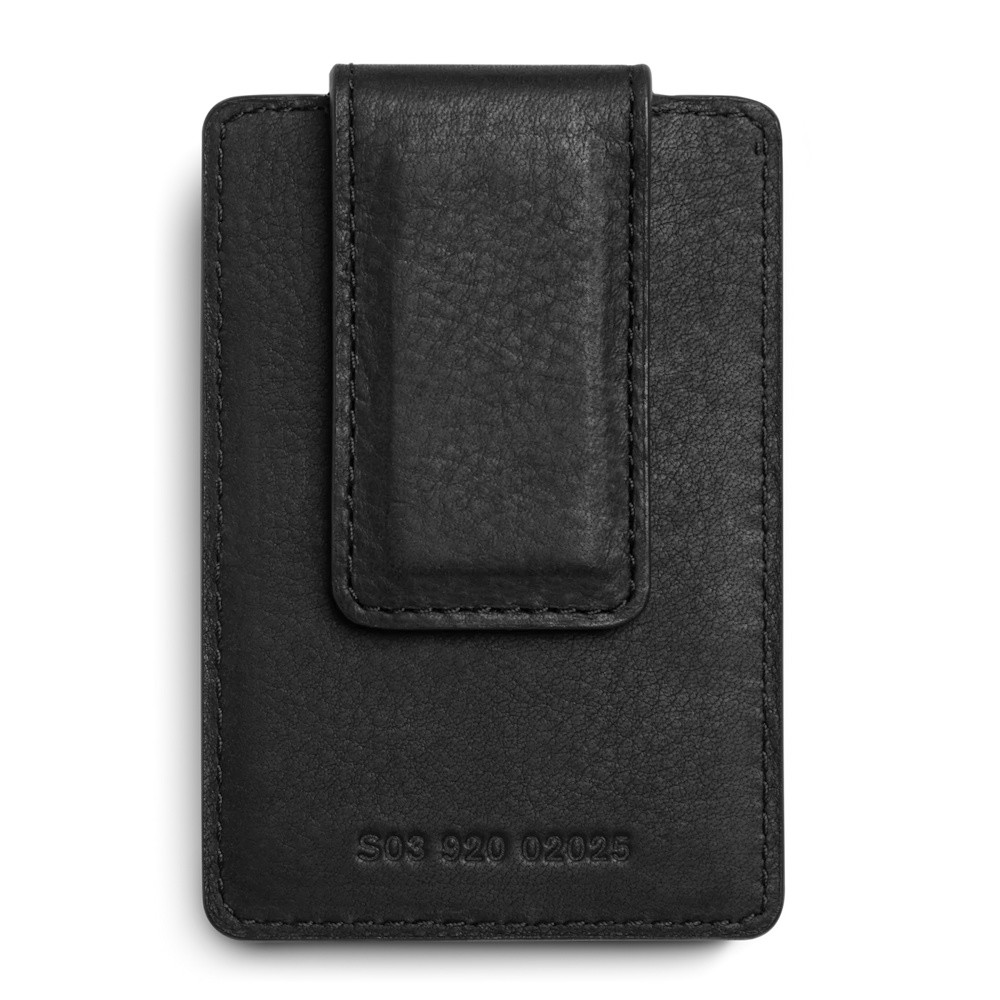 Picture of Shinola Money Clip Wallet Natural Grain - Black