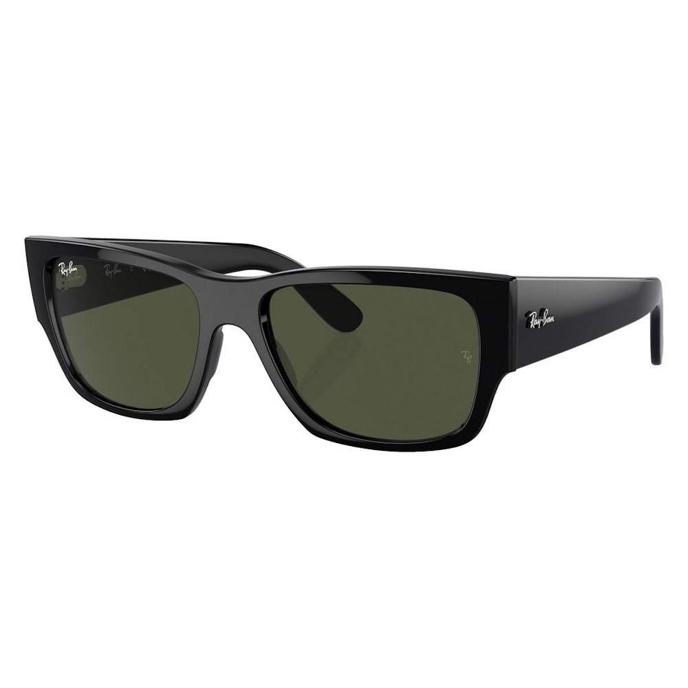Picture of Ray-Ban Carlos Black Frame - Green Lens