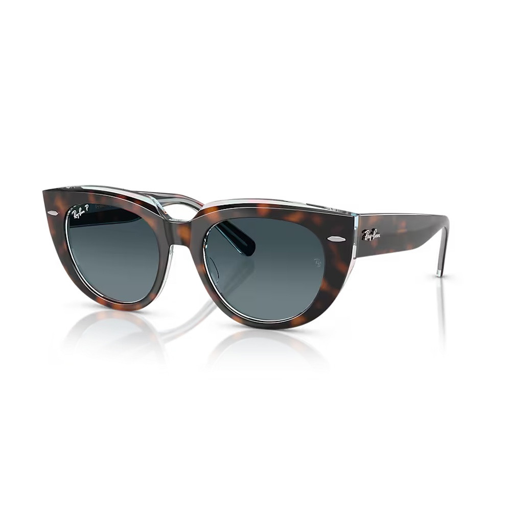 Picture of Ray-Ban Doreen Dark Havana Frame - Blue Polarized Lens