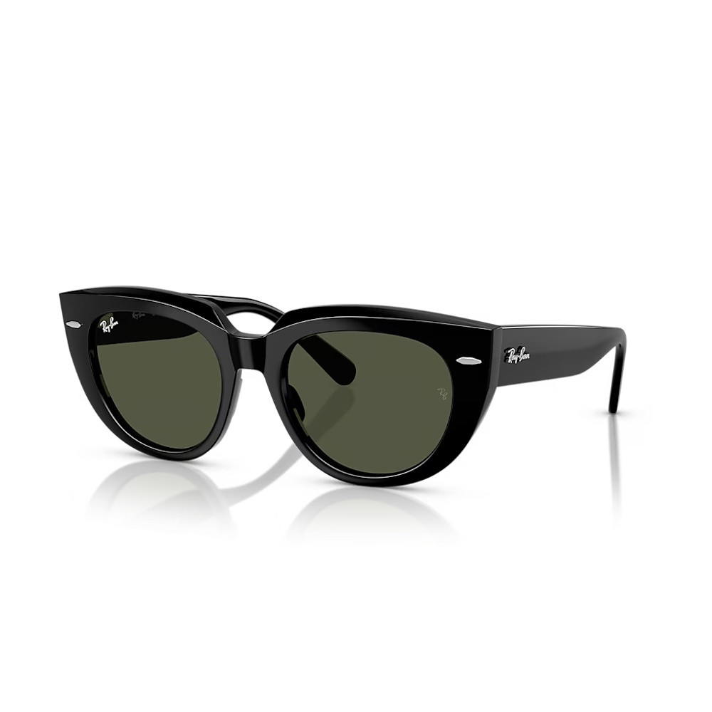 Picture of Ray-Ban Doreen Polished Black Frame - Green Lens