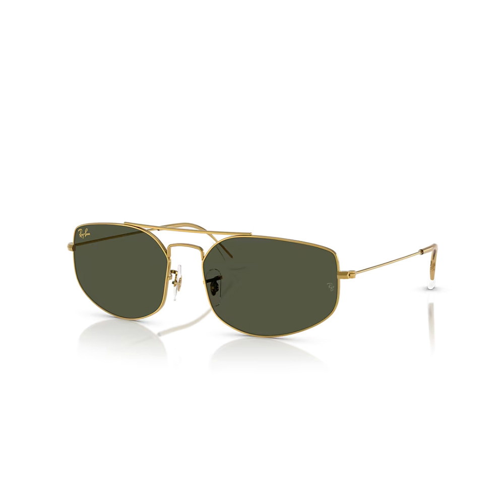 Picture of Ray-Ban Explorer V Sunglasses-Legend Gold Frame/Green Lenses