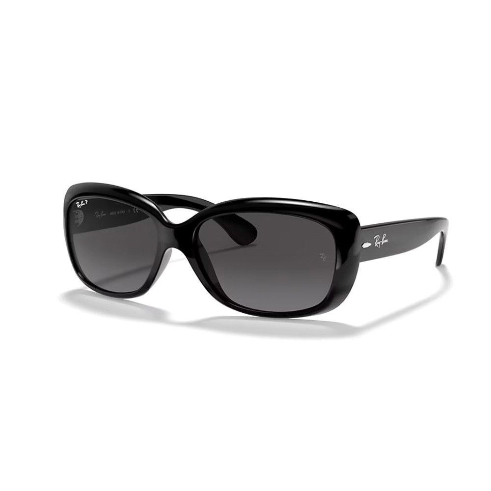 Picture of Ray-Ban Jackie OHH Black Frame - Grey Gradient Polarized Lens