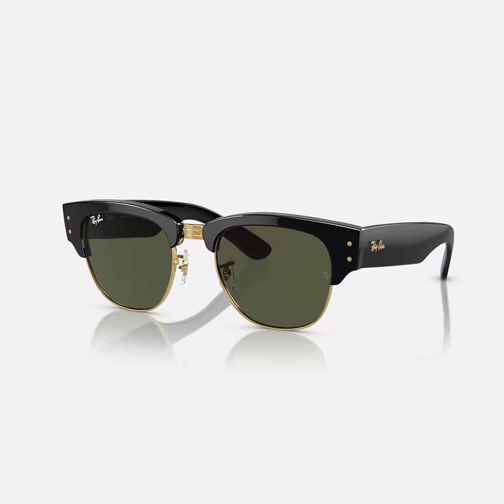 Picture of Ray-Ban Mega Clubmaster Sunglasses-Black Frame/Green Lenses