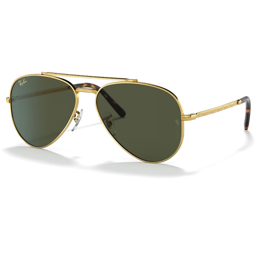Picture of Ray-Ban New Aviator Sunglasses - Gold/Green