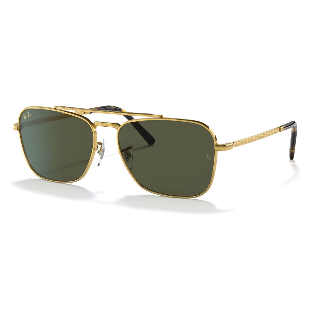 Picture of Ray-Ban New Caravan Sunglasses - Gold/Green