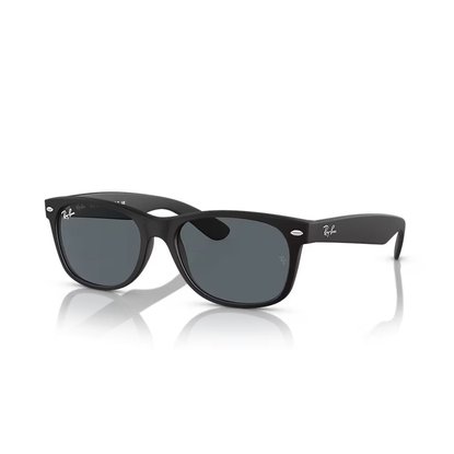 Picture of Ray-Ban New Wayfarer Classic Rubber Black Frame - Blue Lens